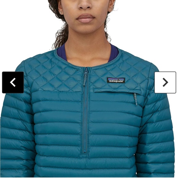 Patagonia AlpLight Down Pullover Jacket Packable Lightweight Blue NWOT - Picture 2 of 7